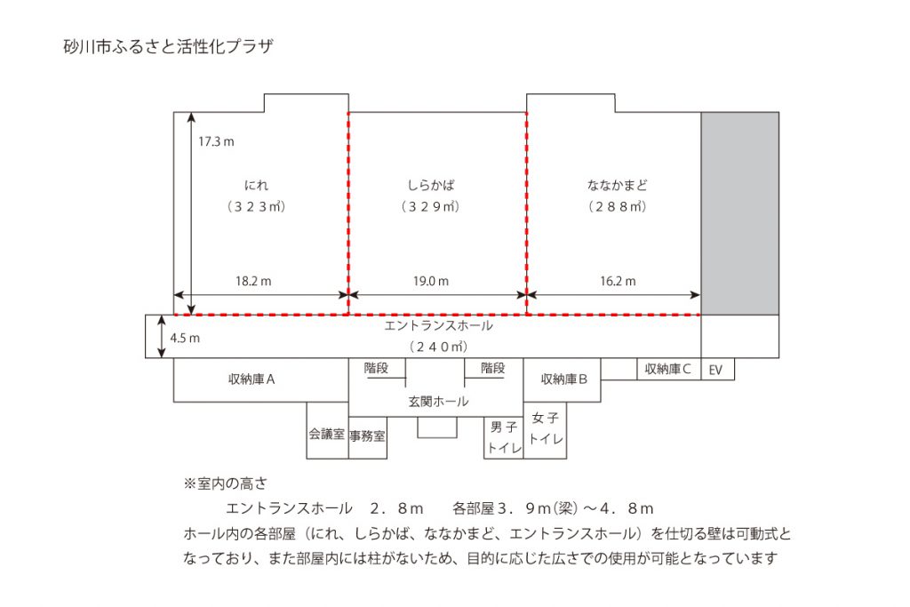 ふるさと活性化プラザ見取り図