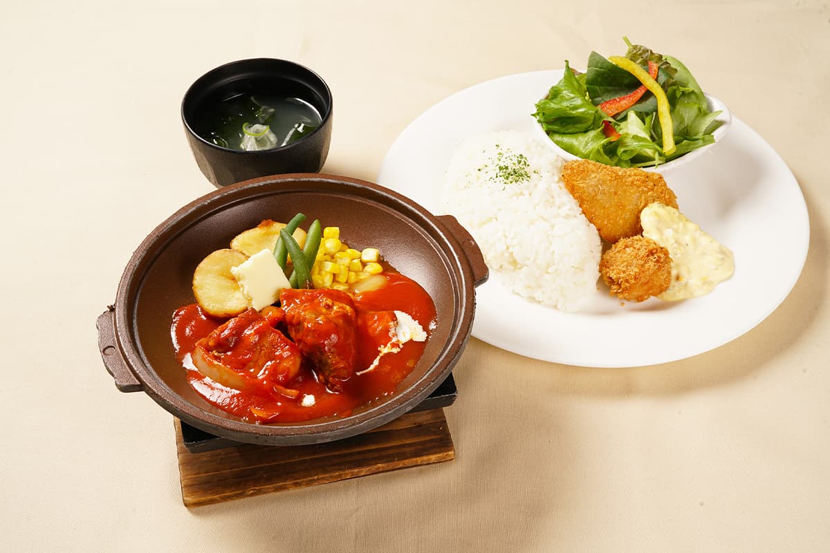 修学旅行専用_砂川ポークチャップランチ