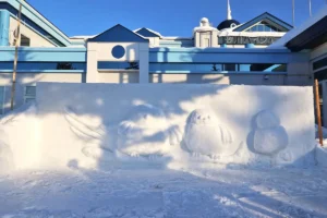 2025年雪像作り2日目