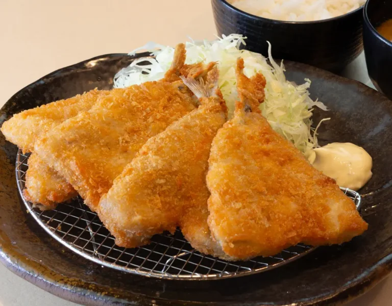アジフライ定食