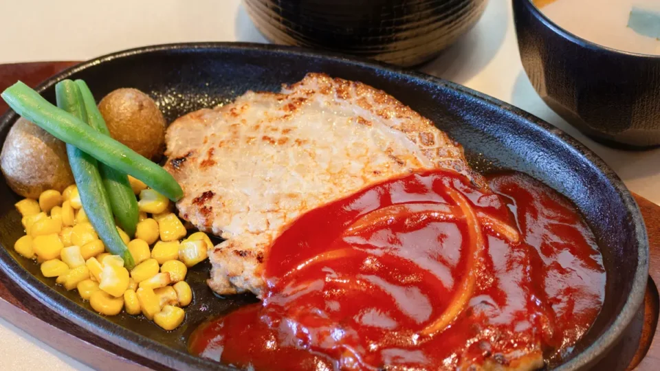 ポークチャップ定食